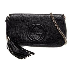 Gucci Interlocking G Soho Shoulder Flap Bag